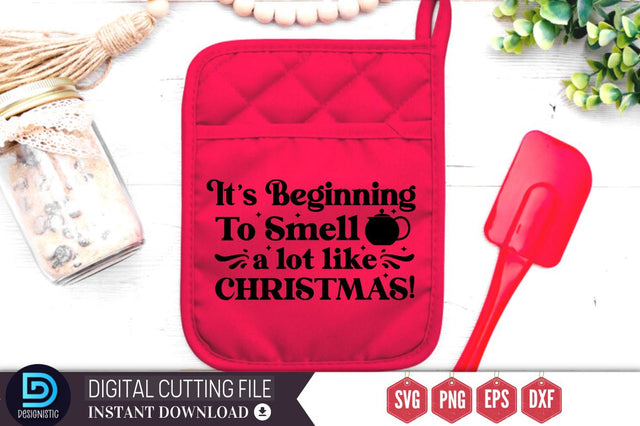 It's beginning to smell a lot like christmas SVG, It's beginning to smell a lot like christmas SVG DESIGNISTIC 
