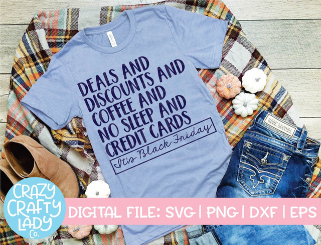 It's Black Friday | Thanksgiving SVG Cut File SVG Crazy Crafty Lady Co. 