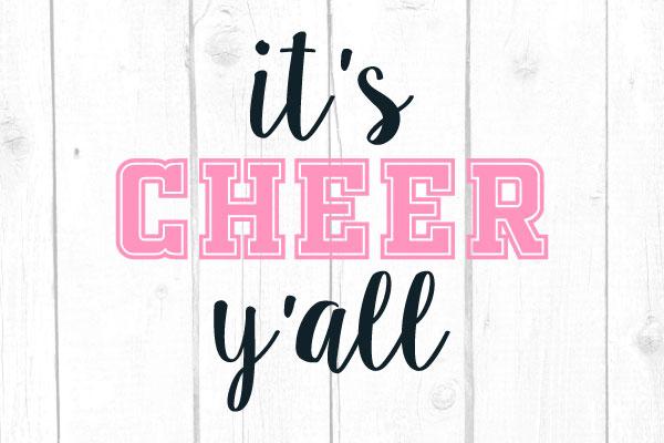 It´s Cheer Y´all Svg SVG cricutfilesmg 