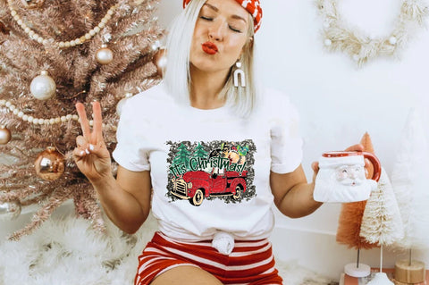 It's Christmas Cat Truck Sublimation Sublimation Jagonath Roy 