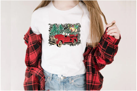 It's Christmas Cat Truck Sublimation Sublimation Jagonath Roy 
