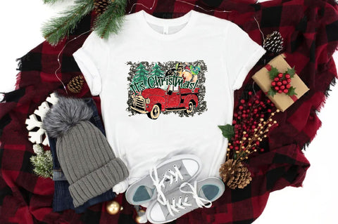 It's Christmas Cat Truck Sublimation Sublimation Jagonath Roy 