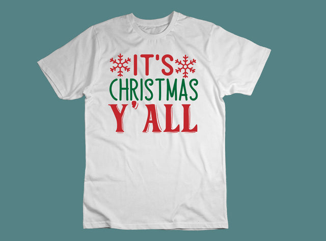 It's Christmas y'all SVG SVG CraftingStudio 