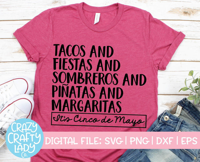 It's Cinco de Mayo | SVG Cut File SVG Crazy Crafty Lady Co. 