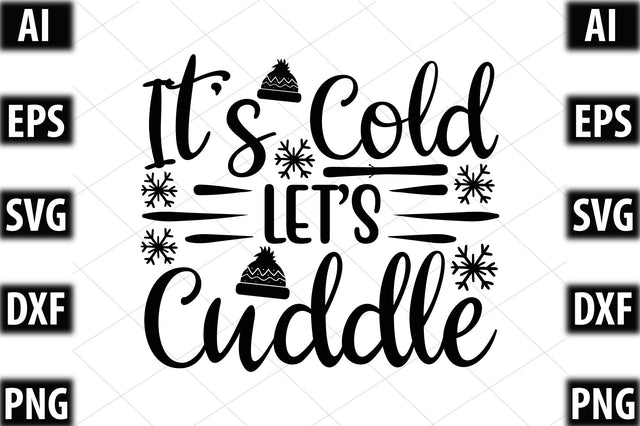 It’s cold; let’s cuddle SVG SVGista 