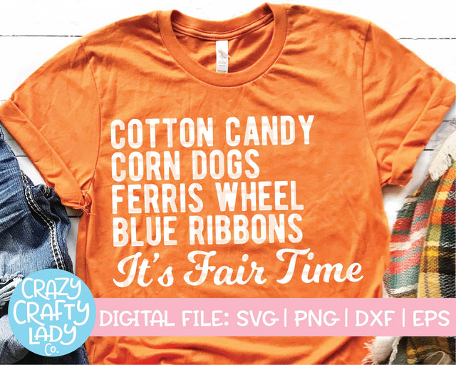 It's Fair Time | Fall SVG Cut File SVG Crazy Crafty Lady Co. 