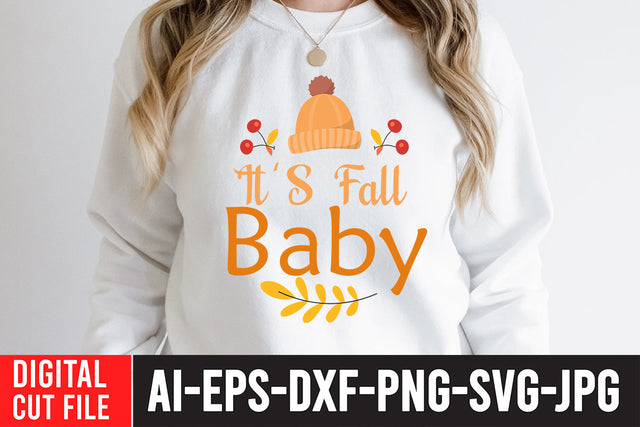 It_s Fall Baby SVG Cut File SVG BlackCatsMedia 
