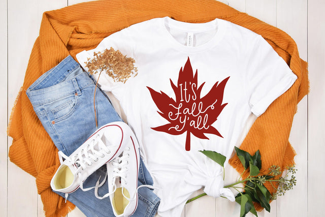 It's Fall Y all SVG Cut File SVG dapiyupi store 