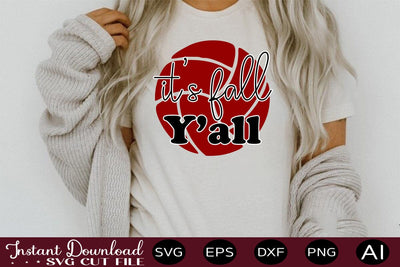 It's Fall Y'all-01 svg SVG designmaster24 