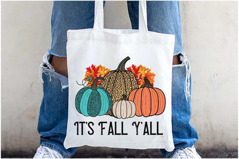 It's Fall Y'all Pumpkin PNG Sublimation Sublimation Jagonath Roy 