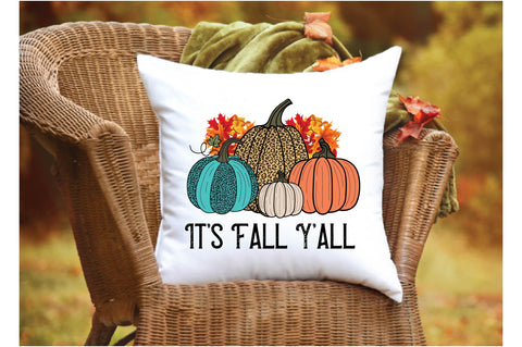 It's Fall Y'all Pumpkin PNG Sublimation Sublimation Jagonath Roy 