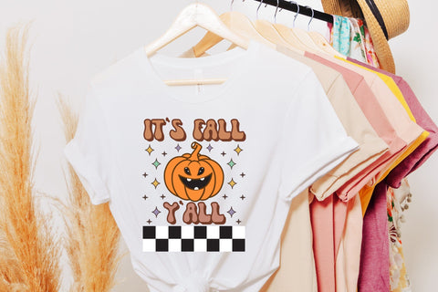 It's Fall Y'all, Retro Fall Sublimation Design Sublimation CraftLabSVG 