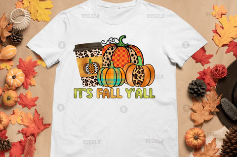 It's fall y'all Sublimation Design Sublimation Regulrcrative 