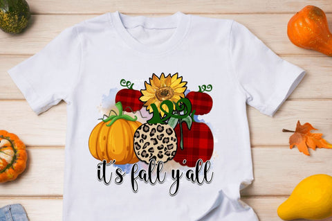 It's fall y'all Sublimation PNG, Sublimation Fall Design Sublimation Regulrcrative 
