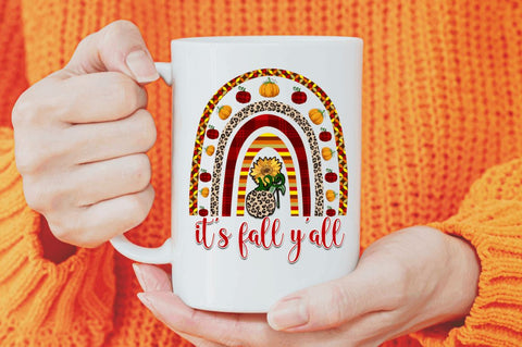 It's fall y'all Sublimation PNG, Sublimation Fall Design Sublimation Regulrcrative 