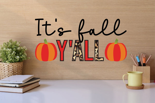 It's fall y'all sublimation Sublimation SVGista 