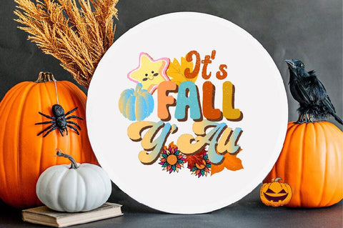 It's Fall Y'All Sublimation SVGArt 