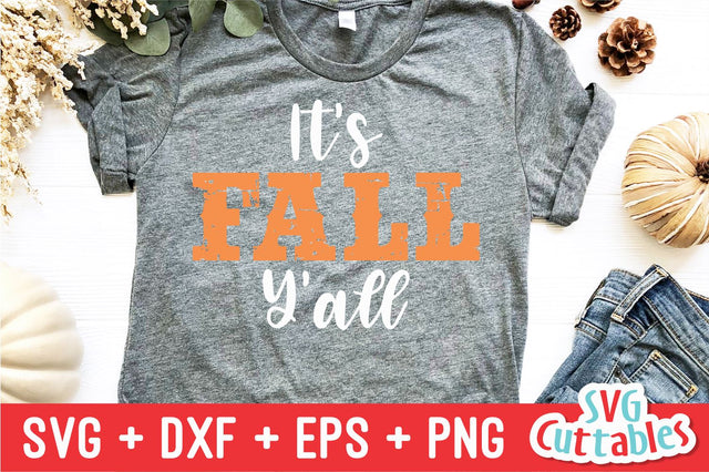 It's Fall Y'all Svg Cuttables 