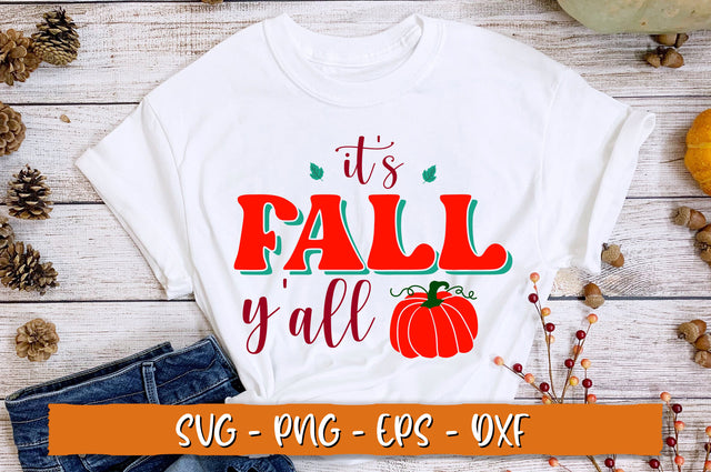 Its fall yall SVG, Retro Fall SVG Shetara Begum 