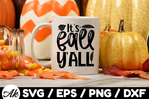 It's fall y'all svg SVG akazaddesign 