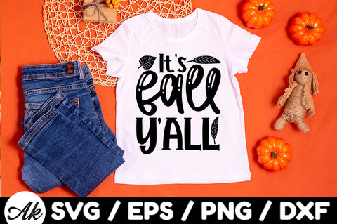 It's fall y'all svg SVG akazaddesign 
