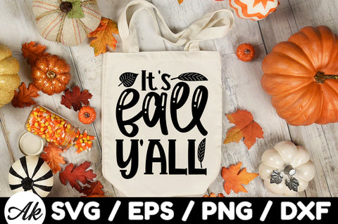 It's fall y'all svg SVG akazaddesign 