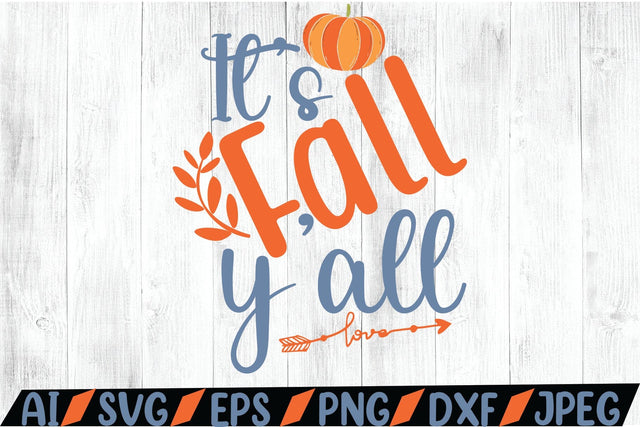It's Fall Y'all SVG SVG MStudio 