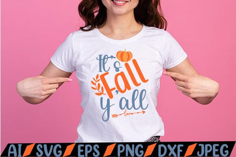 It's Fall Y'all SVG SVG MStudio 