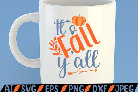 It's Fall Y'all SVG SVG MStudio 