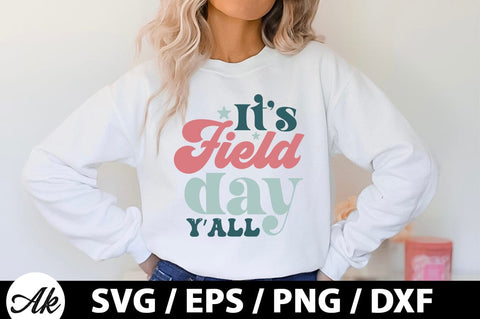 It's field day y'all Retro SVG SVG akazaddesign 