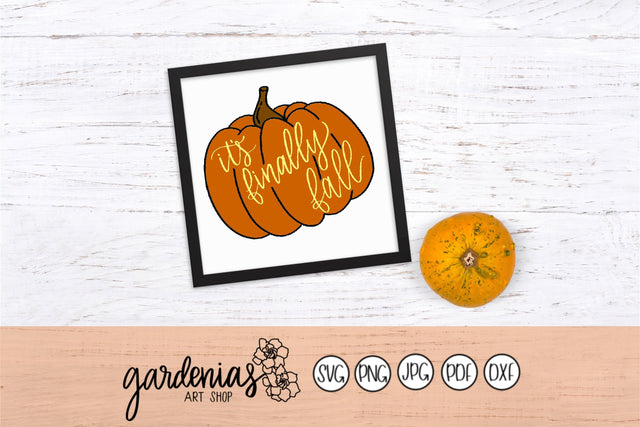 It's Finally Fall SVG Gardenias Art Shop 