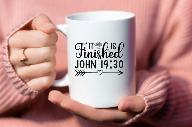 It's finished john 19:30 SVG SVG DESIGNISTIC 