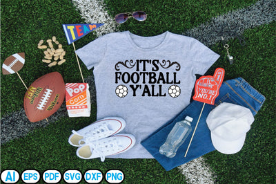 It's Football Y'all SVG Craftlabsvg24 