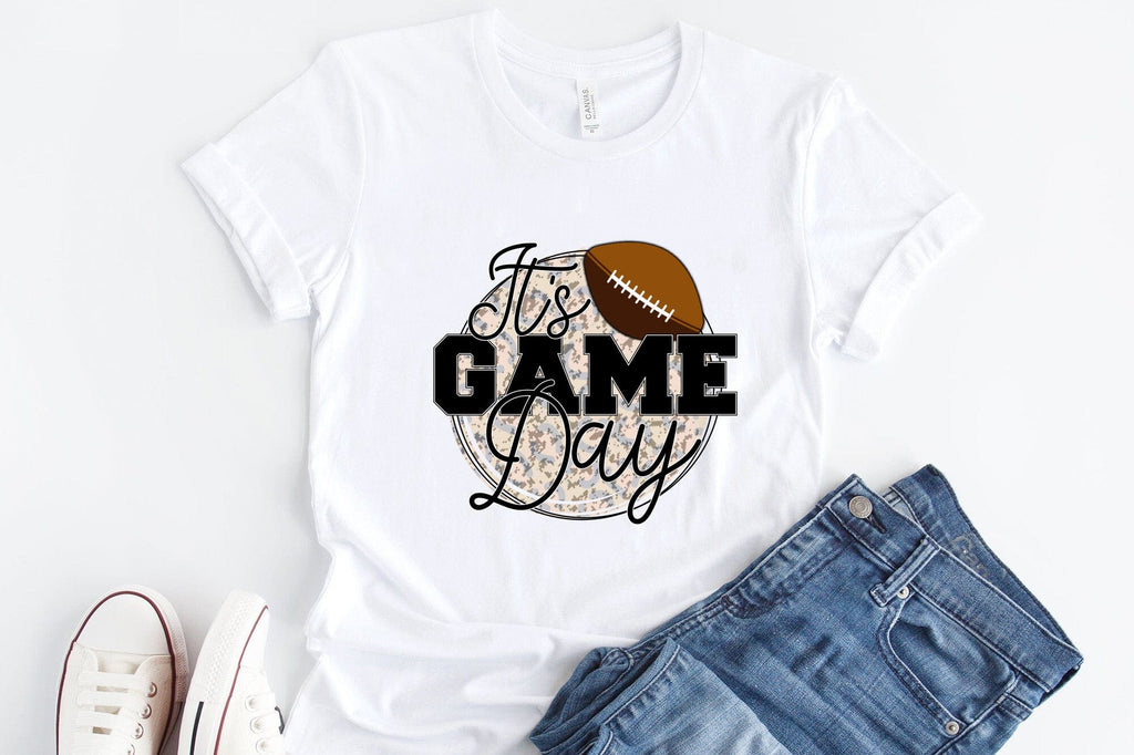 It's Game Day - Football Sublimation Design - So Fontsy