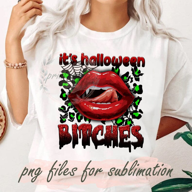 It's Halloween Bitches Png, Halloween Design Png, Spooky Vibes Png, Leopard Sublimation Png, Bitches Glitter Png, Halloween Lip Png, Digital Download Sublimation PrintingLife 