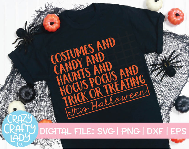 It's Halloween | Fall SVG Cut File SVG Crazy Crafty Lady Co. 