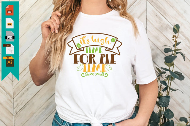 It's High Time for Pie Time SVG Craftlabsvg24 