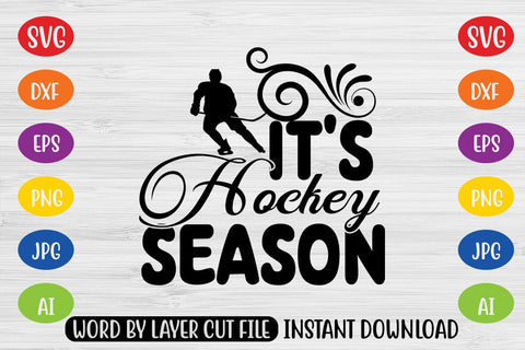 It's Hockey Season SVG MStudio 