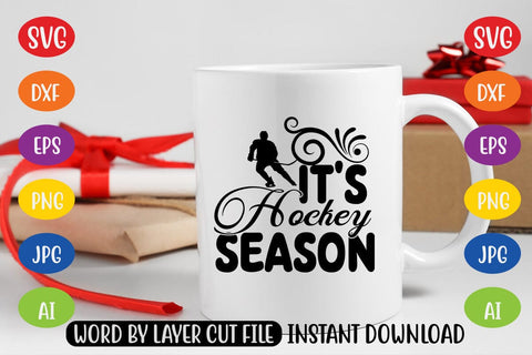 It's Hockey Season SVG MStudio 