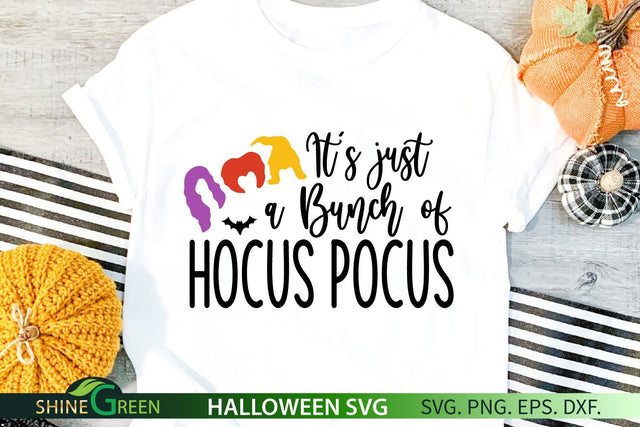 It's Just a Bunch of Hocus Pocus - Halloween SVG Cut File SVG Shine Green Art 