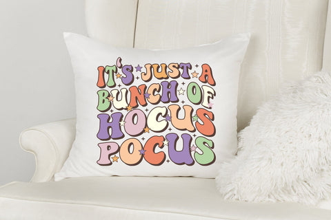 It's Just a Bunch of Hocus Pocus | Retro Halloween PNG Sublimation CraftLabSVG 