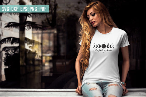 It’s just a phase SVG | Moon phases SVG | Boho SVG SVG Irina Ostapenko 