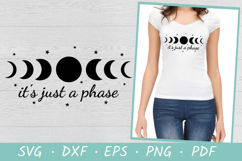 It’s just a phase SVG | Moon phases SVG | Boho SVG SVG Irina Ostapenko 