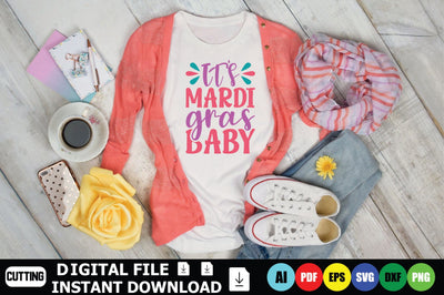 It's Mardi Gras Baby SVG Shahin alam 
