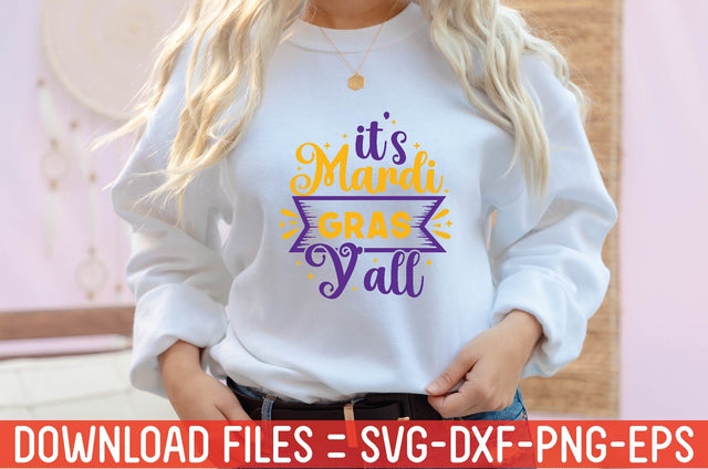 It's Mardi Gras Y'all SVG farhad farhad 