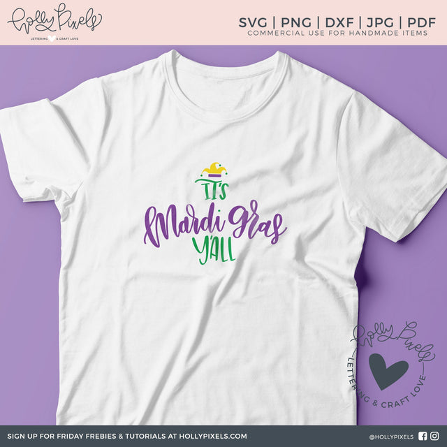 It's Mardi Gras Y'all SVG So Fontsy Design Shop 