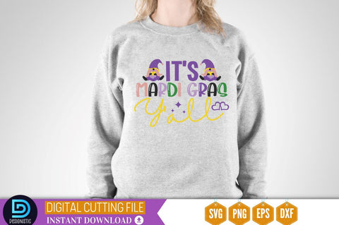 It's mardi gras y'all SVG SVG DESIGNISTIC 
