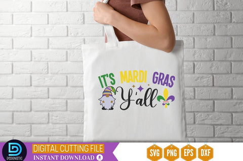It's mardi gras y'all SVG SVG DESIGNISTIC 