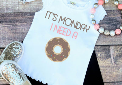 It's Monday I Need a Doughnut SVG So Fontsy Design Shop 