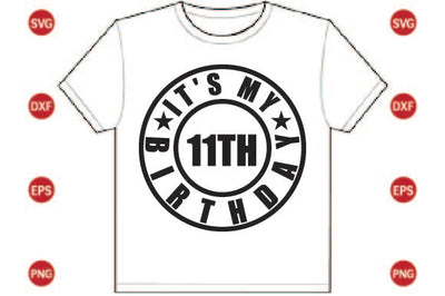 It's My 11th Birthday SVG CraftlabSvg29 